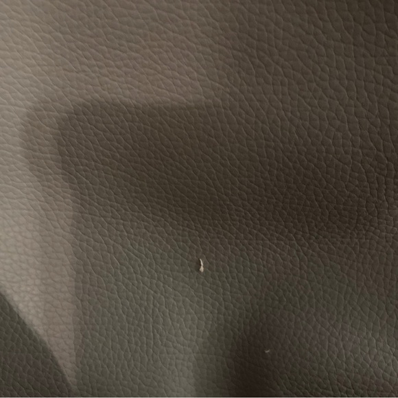 Milkmaid Goods Vegan Leather Diaper Bag set- Grey and Gingham - Picture 6 of 6